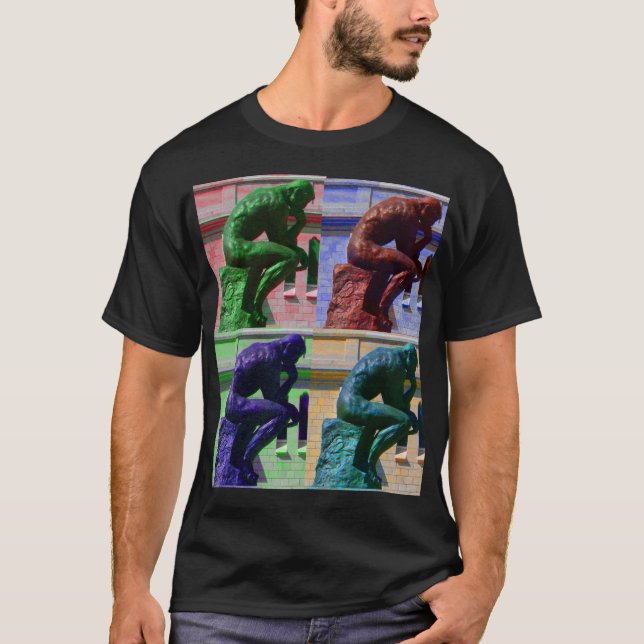The Thinker (black) T-Shirt (Front)