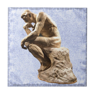 THE THINKER CERAMIC TILE