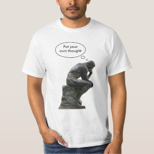 The Thinker customizable T Shirt