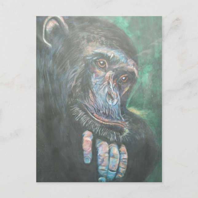 'The thinker' Postcard (Front)