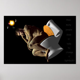 The Thinker Poster