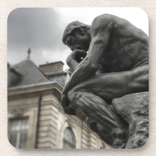 The Thinker Rodin Paris Sculpture Coaster