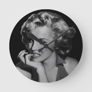 The Thinker Round Clock