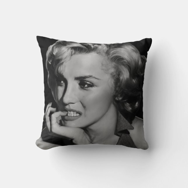 The Thinker Throw Pillow (Front)