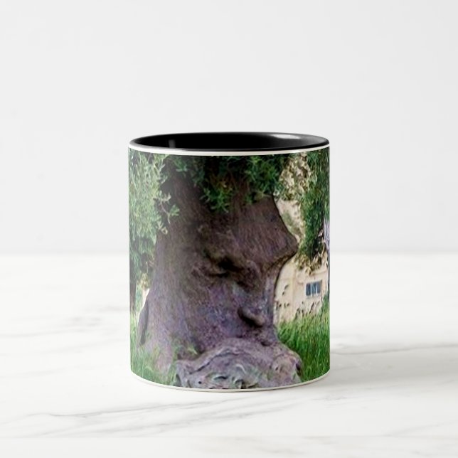 The Thinking Tree in Pugia Two-Tone Coffee Mug (Center)