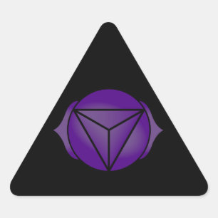 The Third Eye Chakra Triangle Sticker