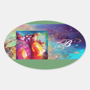 THE THIRD MASK , Monogram Oval Sticker