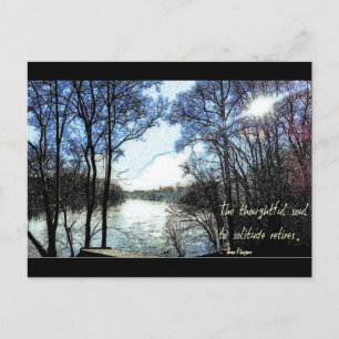 The thoughtful soul... postcard