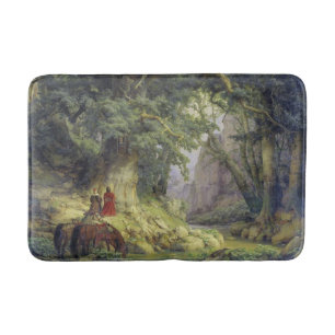 The Thousand-Year Oak Tree (by Karl Lessing) Bath Mat