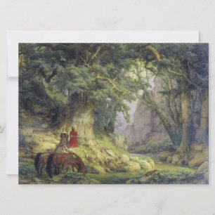 The Thousand-Year Oak Tree (by Karl Lessing) Card
