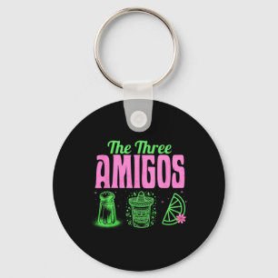 The Three Amigos Cinco De Mayo Drinking Tequila Pa Keychain