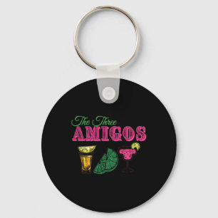 The Three Amigos Funny Cinco De Mayo Keychain