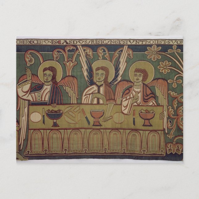 The Three Angels, from the Story of Abraham Postcard (Front)