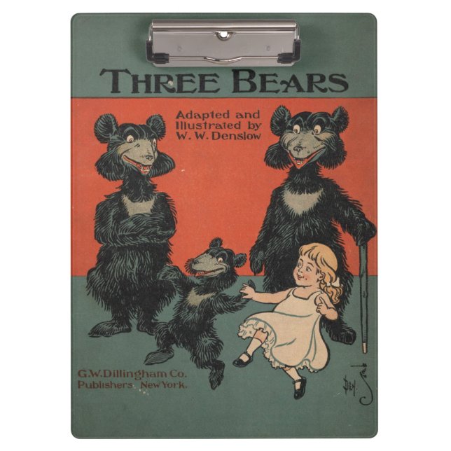 The Three Bears Clipboard (Front)