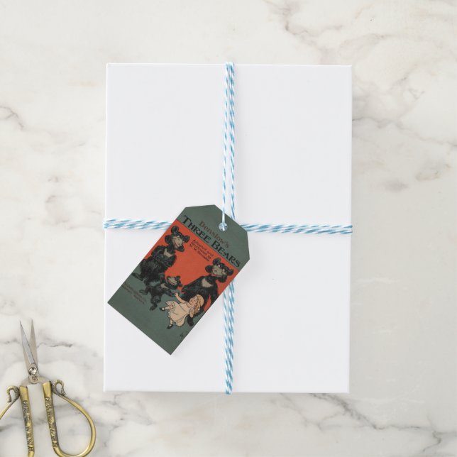The Three Bears Gift Tag (With Twine)
