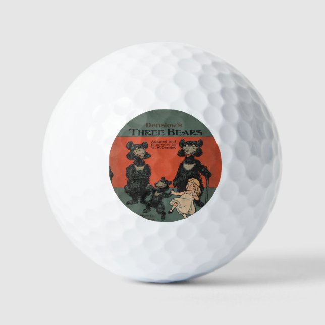 The Three Bears Golf Balls  (Front)