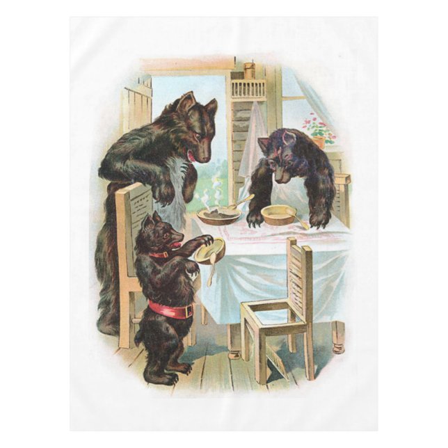 The Three Bears Tablecloth (Front)