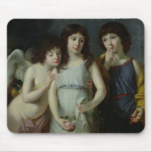 The Three Children of Monsieur Langlois Mouse Pad