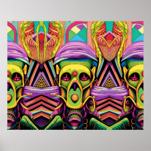 The Three Cyborg Problem Poster