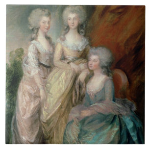 The three eldest daughters of George III: Princess Tile