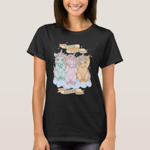 The Three Evils See No Evil Speak No Evil Unicorn T-Shirt