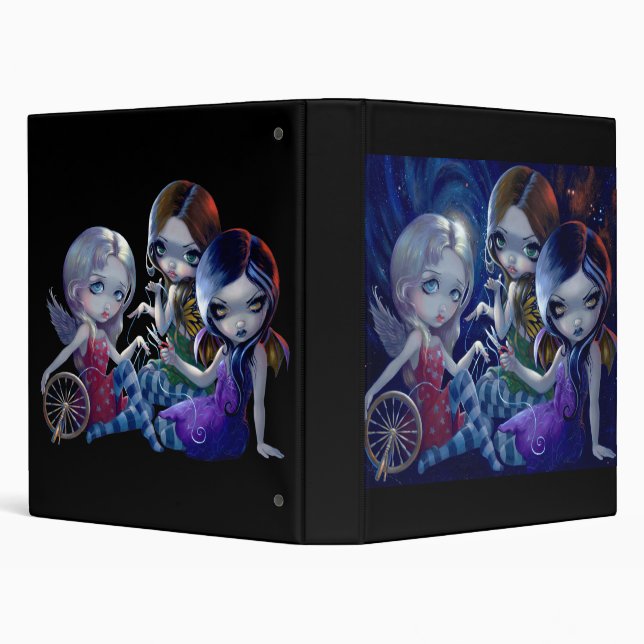 The Three Fates BINDER gothic goddess fairy art (Background)
