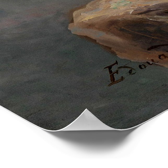 The Three Graces by Edouard Bisson Poster (Corner)