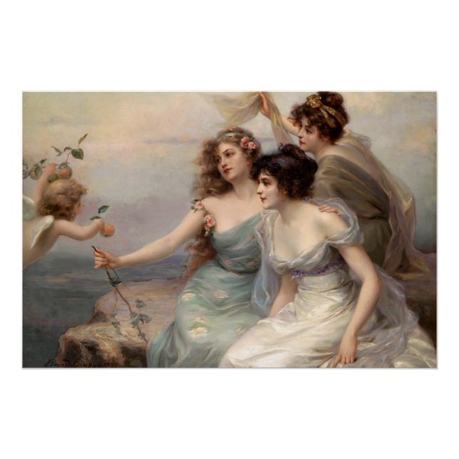 The Three Graces by Edouard Bisson Poster (Front)