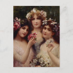 The Three Graces - Émile Vernon Postcard