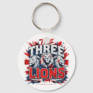 the Three Lions - England national team nickname Keychain