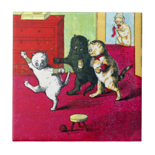 The Three Little Kittens Tile