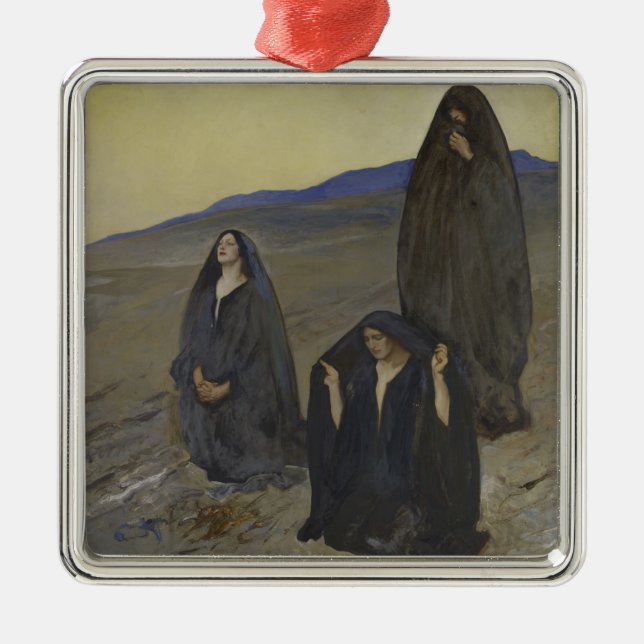The Three Marys Metal Ornament (Front)