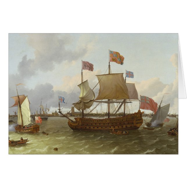 The Three-Master 'Britannia' in Rotterdam, 1698 (Front Horizontal)