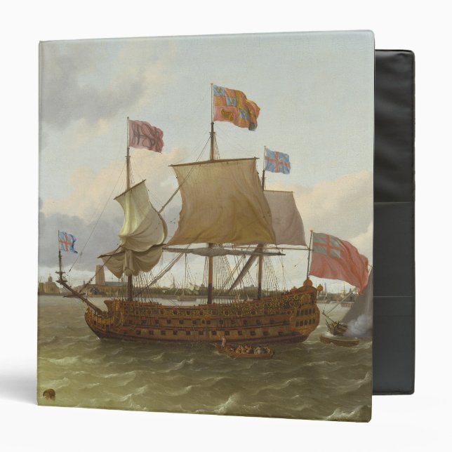 The Three-Master 'Britannia' in Rotterdam, 1698 Binder (Front/Inside)