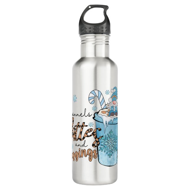 The Three Most Important Things in Winter Coffee M 710 Ml Water Bottle (Front)