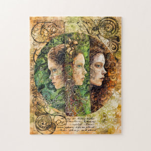 The Three Norns, Norse Fate Goddesses Jigsaw Puzzle