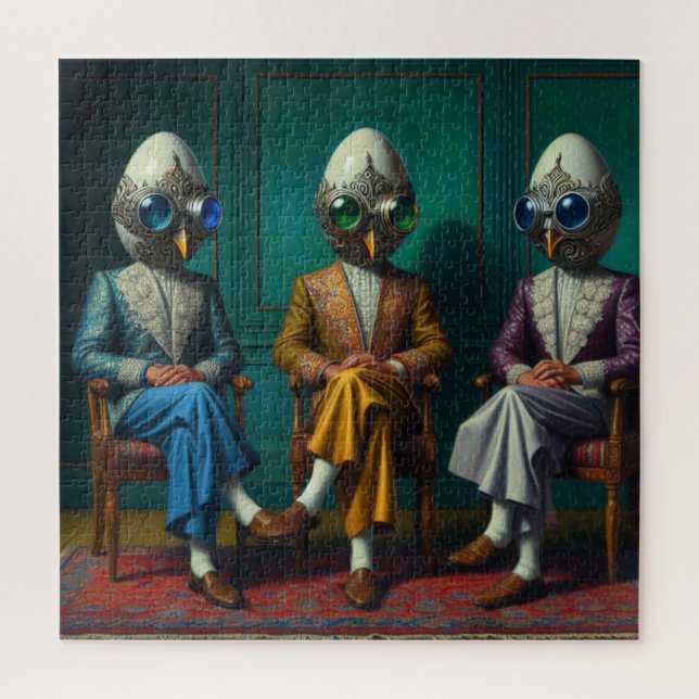 The three observers jigsaw puzzle (Vertical)