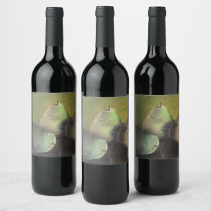 The three pears wine label