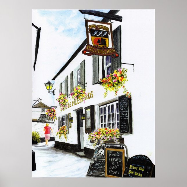 'The Three Pilchards' Poster (Front)