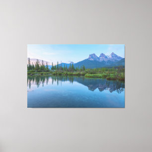 The Three Sisters at Dawn Canvas Print