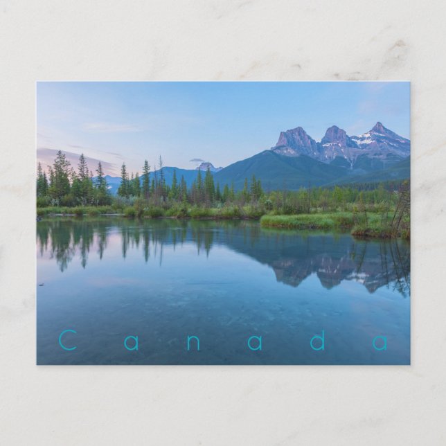 The Three Sisters at Dawn Postcard (Front)