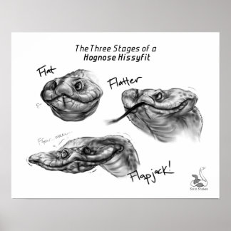 "The Three Stages of a Hognose Hissyfit" Poster