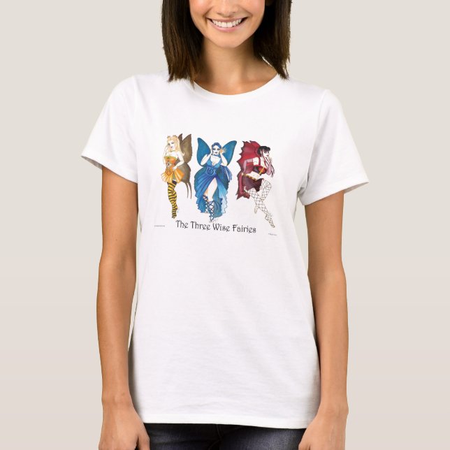 The Three Wise Fairies Babydoll Tee (Front)