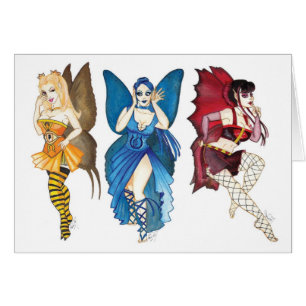 The Three Wise Fairies Card