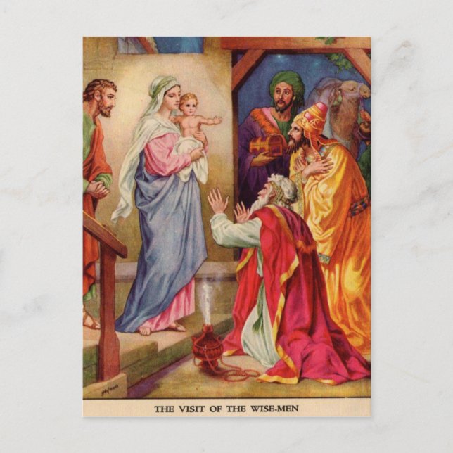 The three wise men postcard (Front)