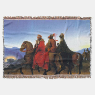 The Three Wisemen Throw Blanket