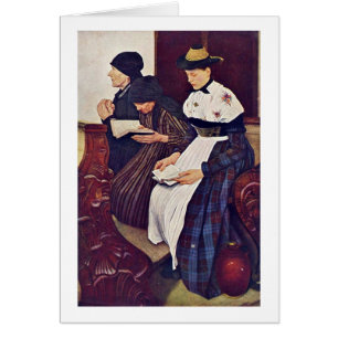 The Three Women In The Church By Wilhelm Leibl
