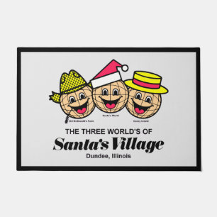 The Three World's of Santa's Village, E. Dundee IL Doormat