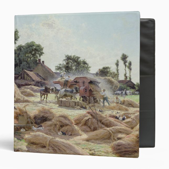 The Threshing Machine  1896 Binder (Front/Inside)