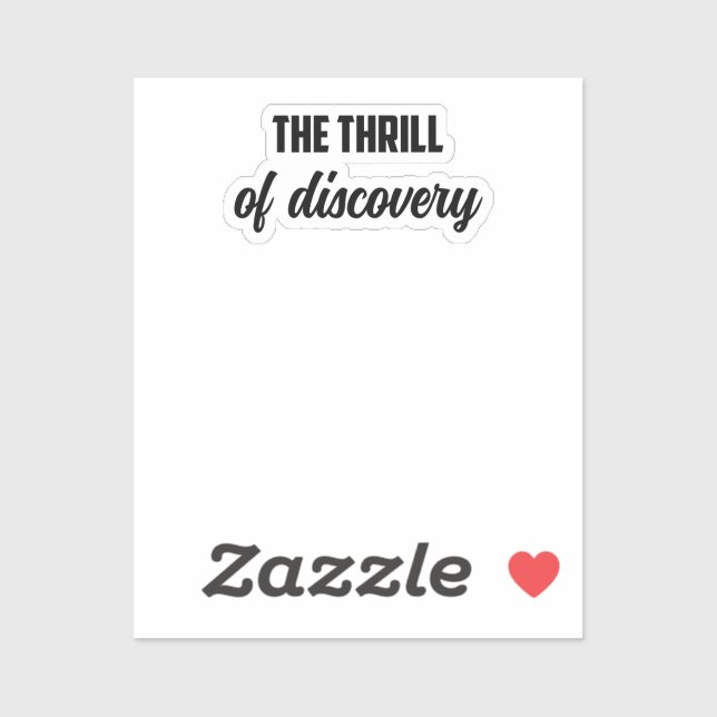 The Thrill Of Discovery: Investigator's Eureka Mom (Sheet)